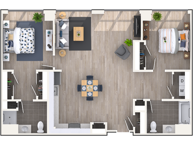 Floorplan - Montgomery Mill Apartments