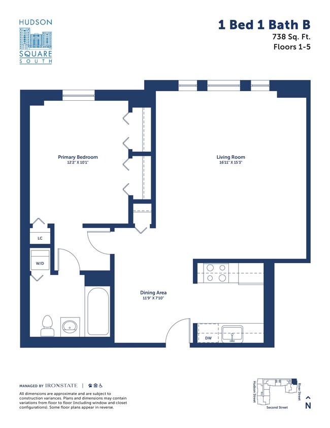 Floorplan - Hudson Square South