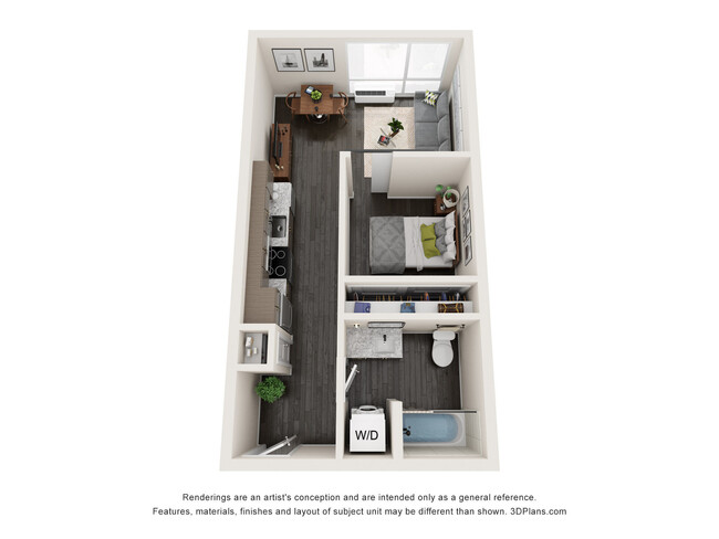 Floorplan - Claro at the Waterfront