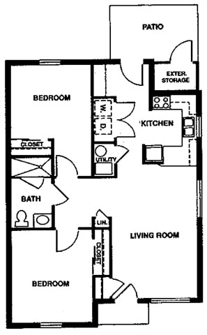 2BR/1BA - Raspberry Glen Apartments