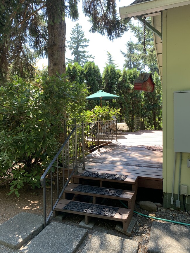 Private patio - 15501 Spanaway Loop Rd S