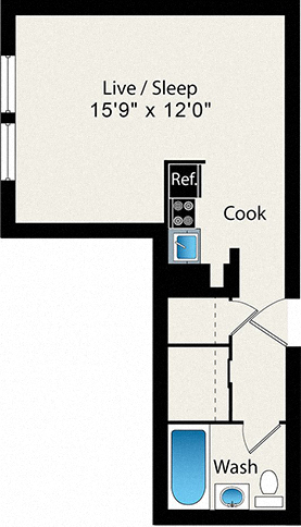 Floorplan - Reside on Wellington