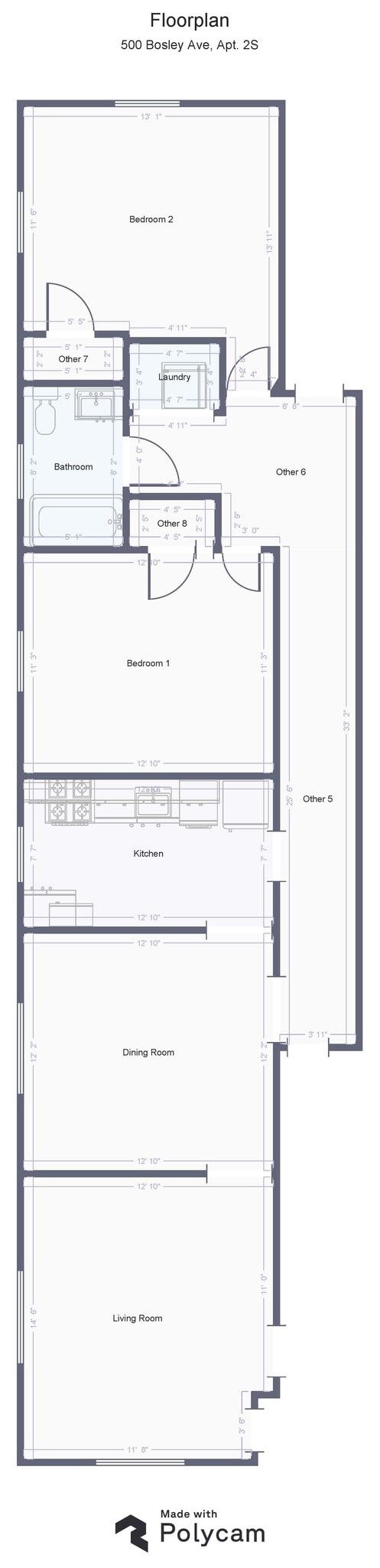 Floor Plan - 500 Bosley Ave