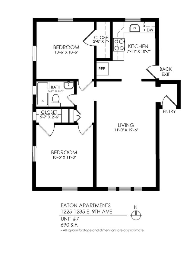 Floorplan - Eaton Apartments