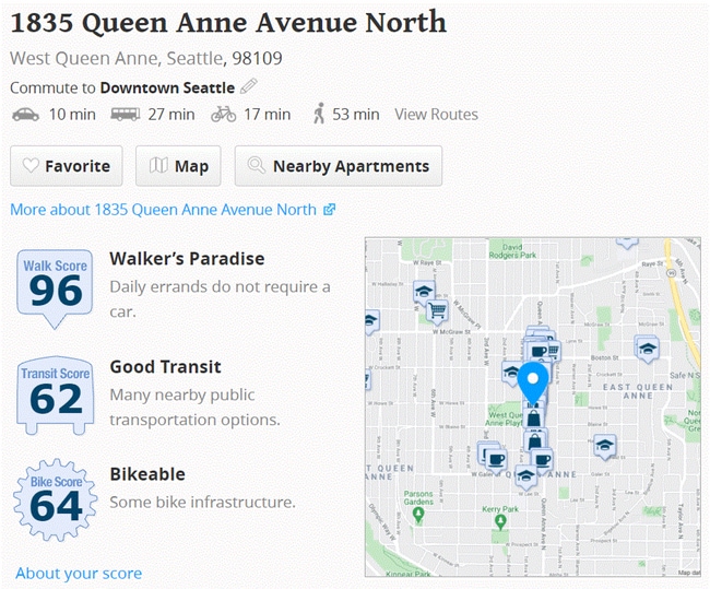 Building Photo - Queen Anne west facing 1 Bedroom patio secure building and garage