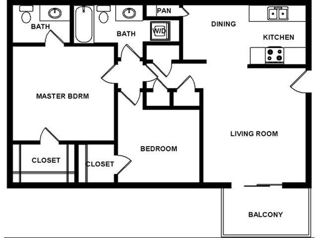 Floorplan - Southwinds Apartments