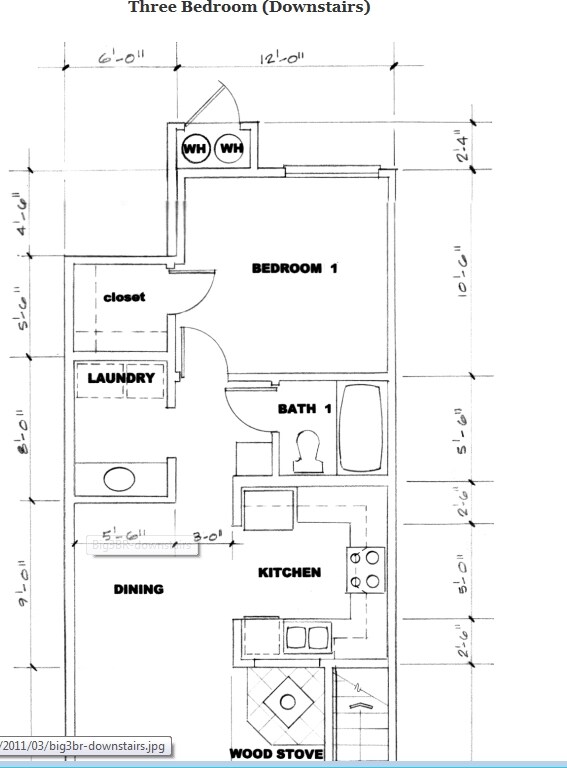 3BR/2BA - Downstairs - Dos Pinos