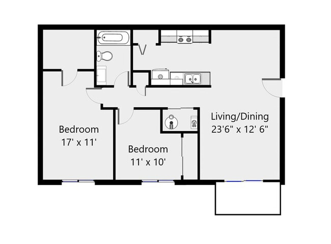 Floorplan - Southland Greens Apartments