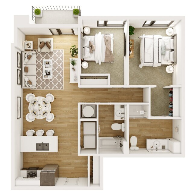 Floorplan - Dalmore Apartments