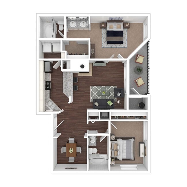 Floorplan - Noble Park Apartments