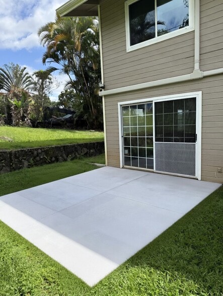 Back patio - 74-5051 Malia Pl