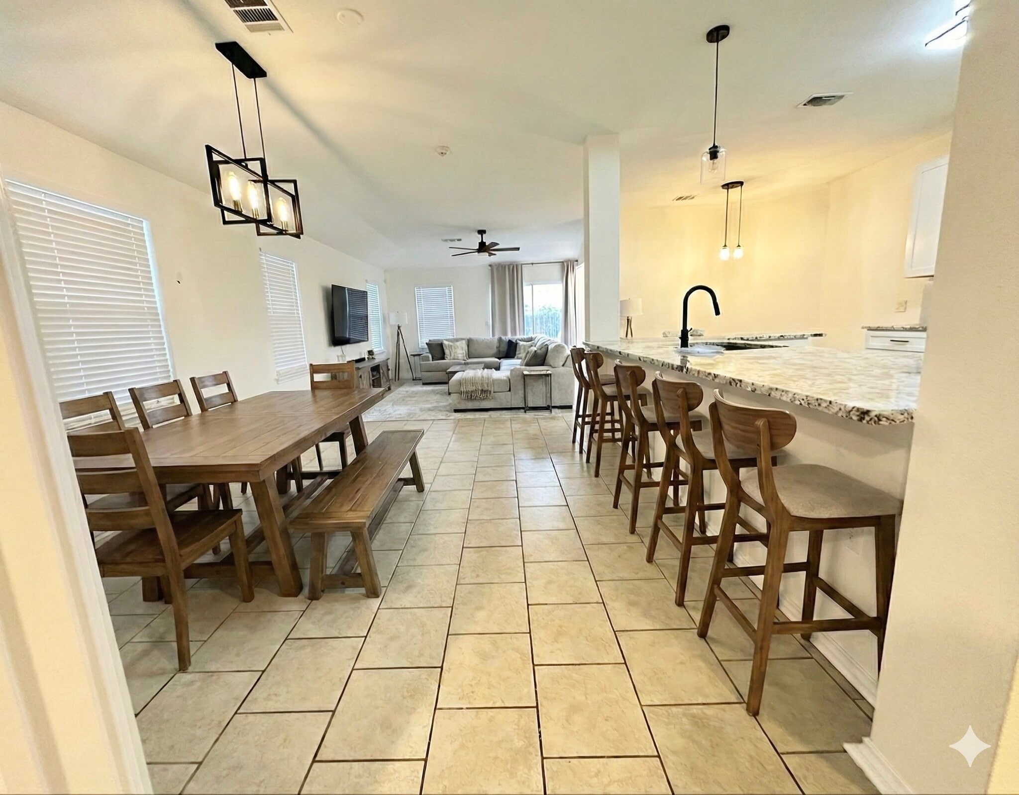 Open Concept Dining and Entertainment Space - 13215 Regency