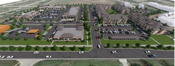 Aerial Photo - Residences at Waverly Plaza