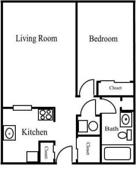 Floorplan - College Hill Apartments