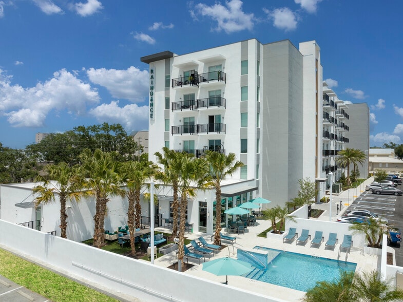 Pool Side View - RainDance