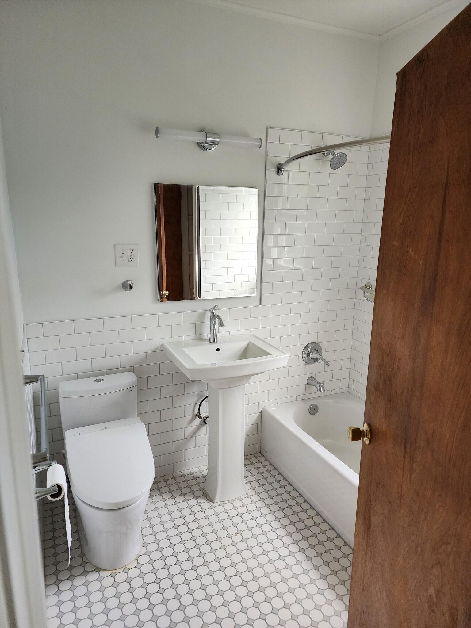 New bathroom with bidet - 303 S 3rd Ave