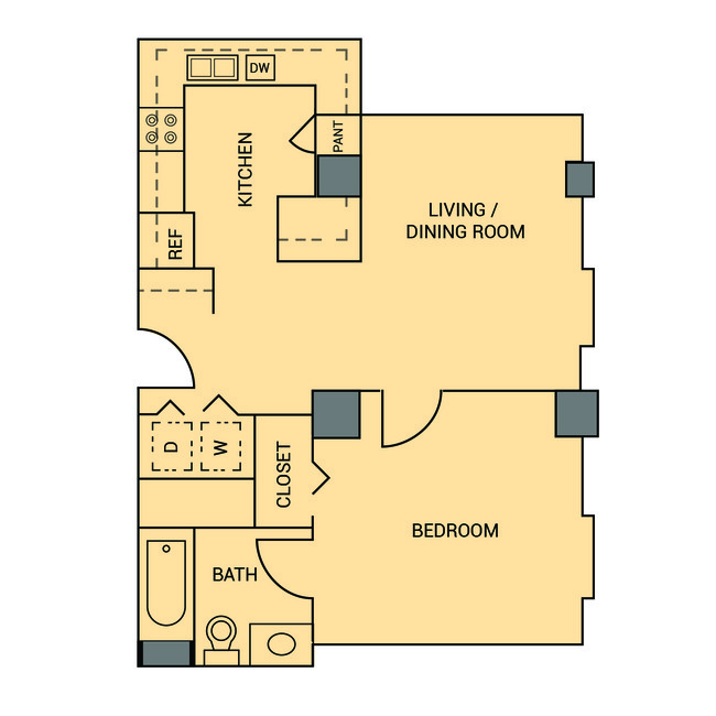 Floorplan - 2101 Church Street