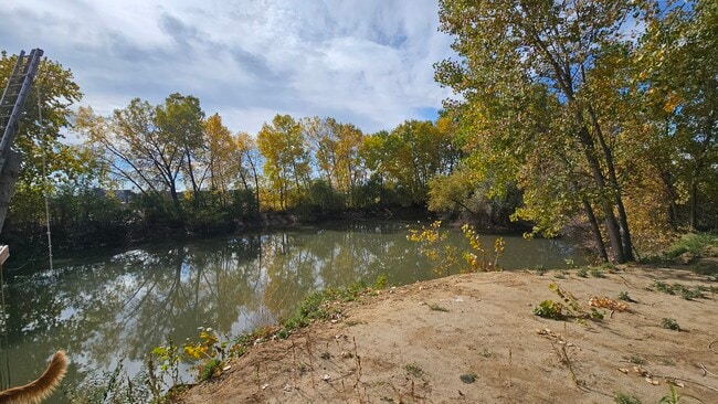 Pond with sandy beach - 15155 Washington St