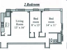 2BR/1BA - Vernon Woods Apartments