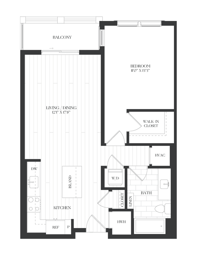 Floorplan - The Barrett at Chevy Chase Lake