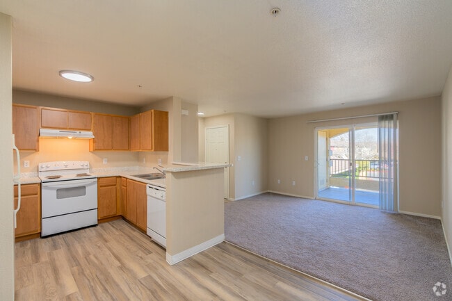1BR, 1BA - 687 SF - Kitchen - Hurley Creek Senior Apartments