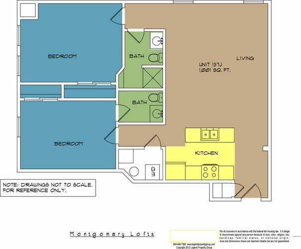 Floorplan - Montgomery Lofts on Main