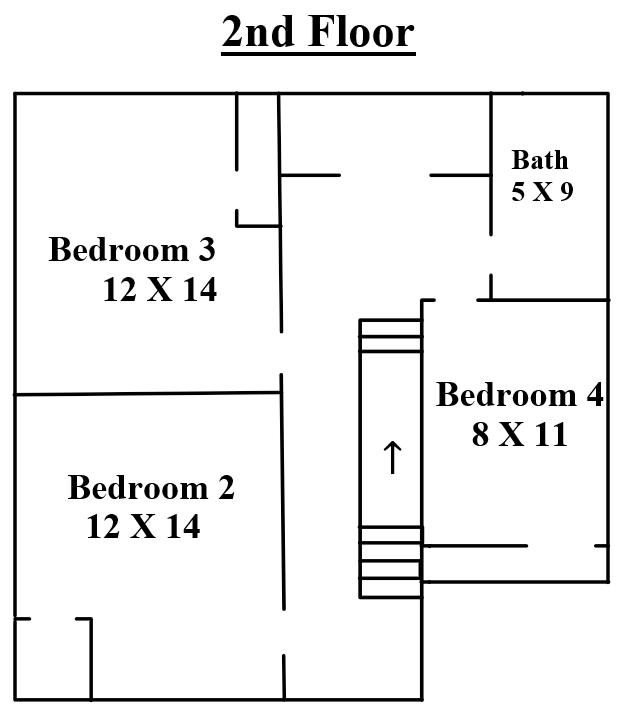 2nd Fl Layout - 196 Village Hill Rd