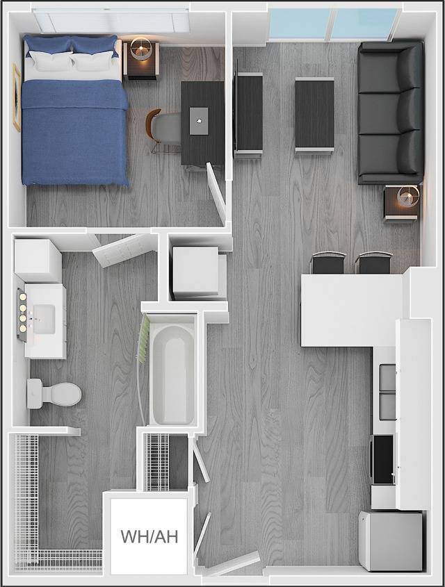 1 Bedroom Premium - Park Place at Arlington