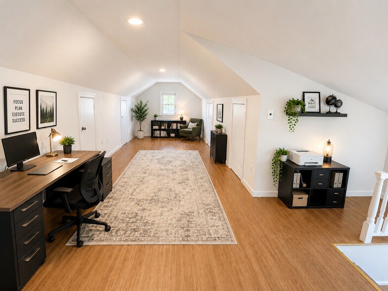 Extra large attic space. Perfect for office, recreation, storage, or many other uses. - 71 Madison Rd