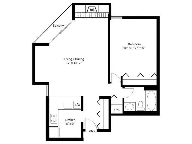 Floorplan - 1801 North Dayton