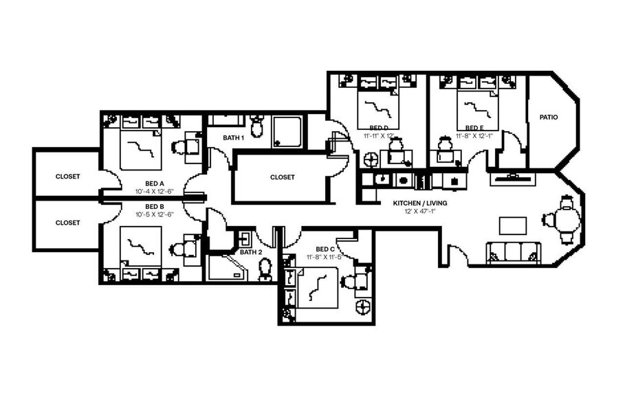 Building Photo - Room in Shared 5 bed/2 bath home