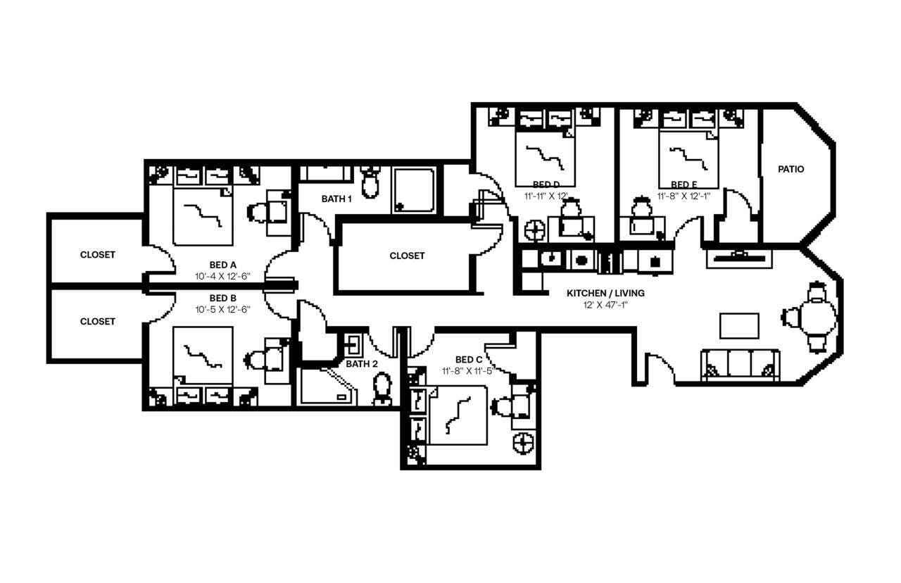 Building Photo - Room in Shared 5 bed/2 bath home