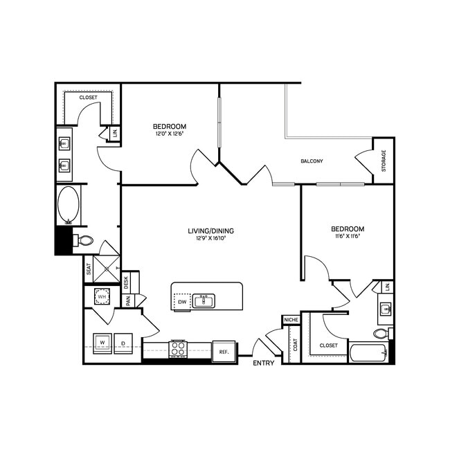 Floorplan - Allure at Southpark