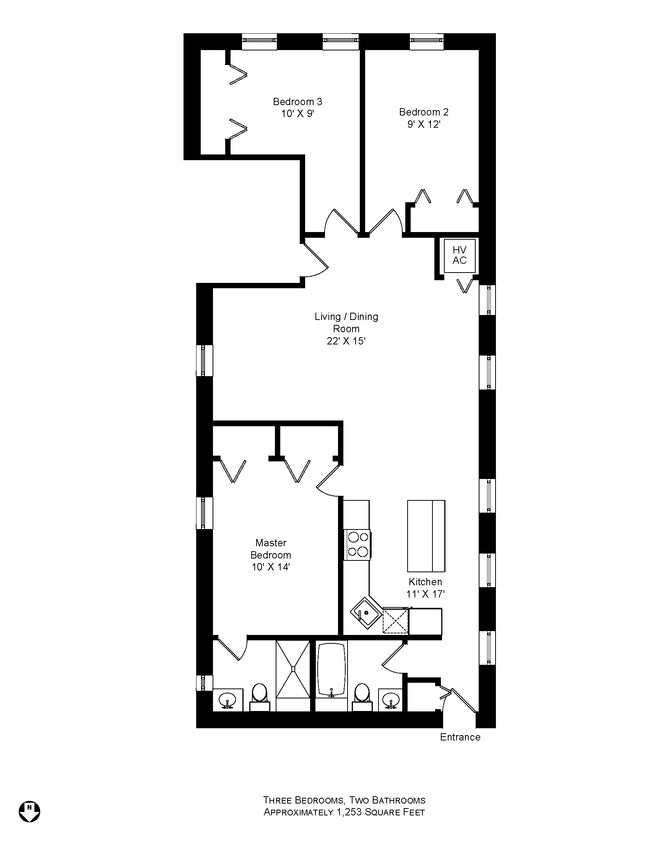 Floorplan - 1758 W. 21st Pl. / 2115 S. Wood St.