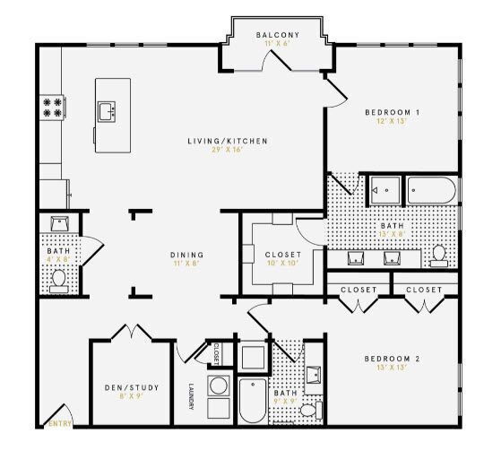 Floorplan - Boone Manor