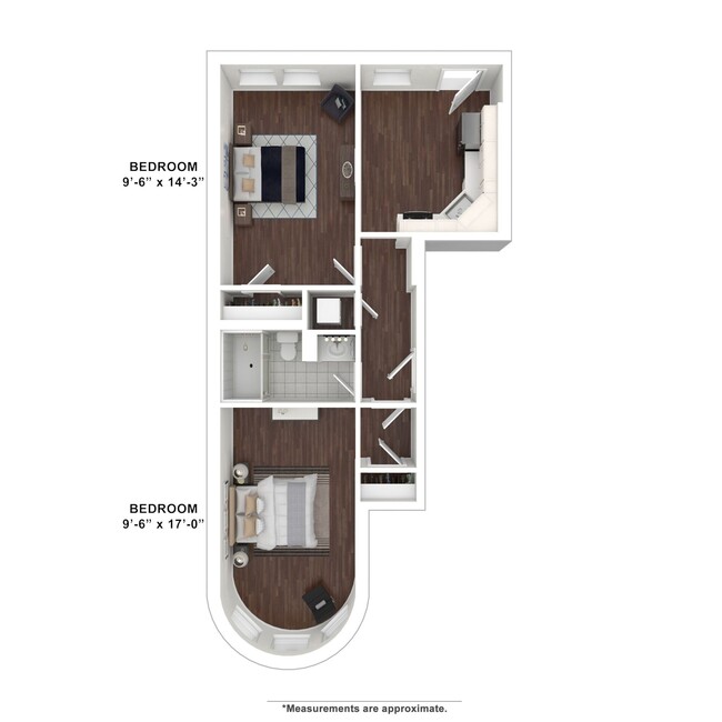 Floorplan - Clearway Apartments