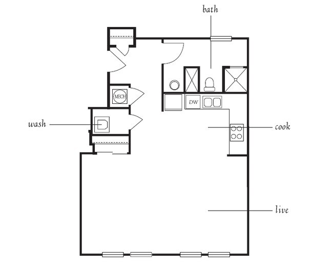 1BR/1BA - Bennie Dillon