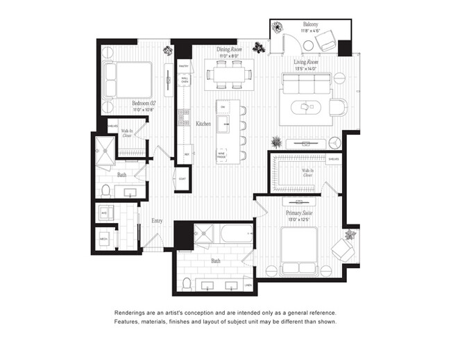 Floorplan - 700 River