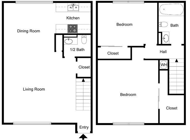 Floorplan - Fairway Village Apartments