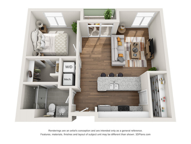 Floorplan - Environs Lofts at East 54