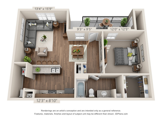 Floorplan - Trails of Sanger Apartments