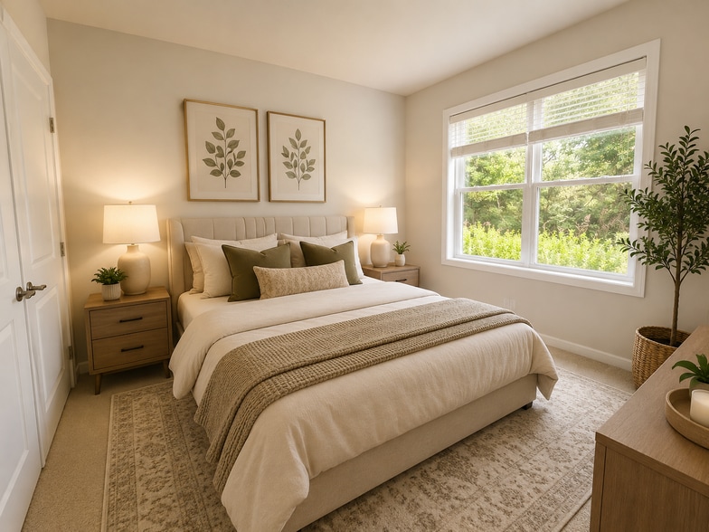 virtually staged 2nd bedroom - 90 Trotter Rd