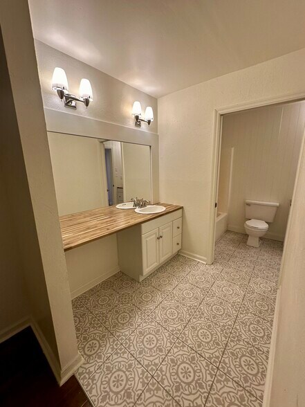 Master vanity area connected to closet - 703 Idlewood Ln