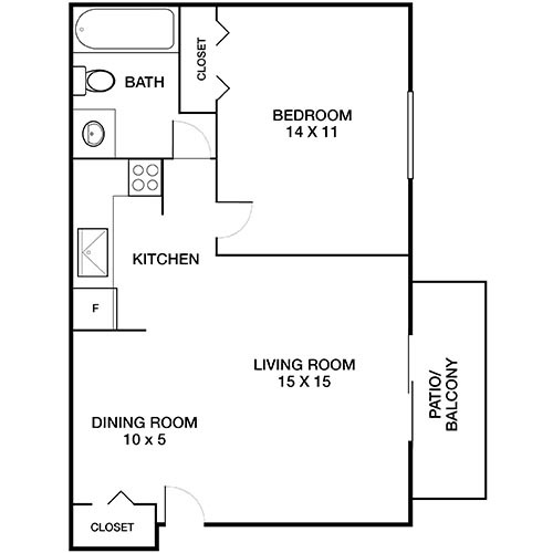 Floorplan - Royal Crest Estates Apartments