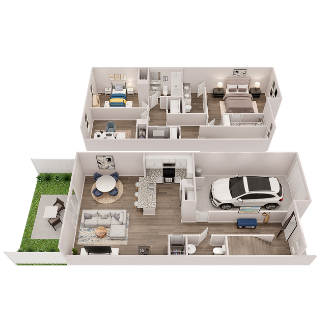 Floorplan - Walton's Landing Townhomes