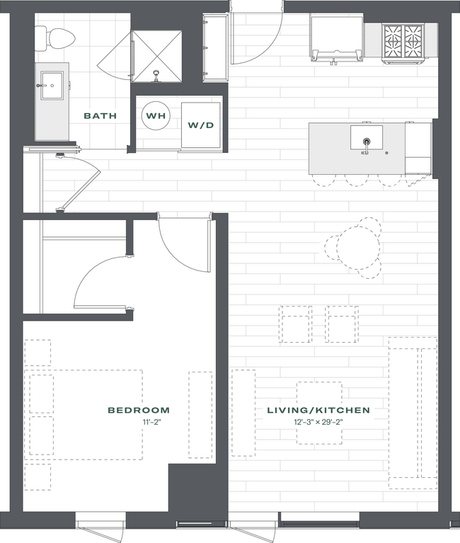 Floorplan - Triangle Square