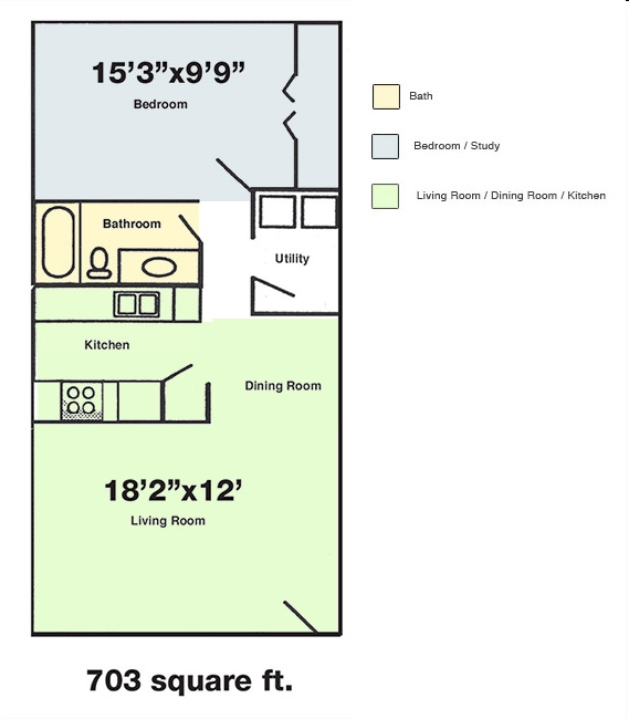 1BR/1BA - Quail Run Apartments