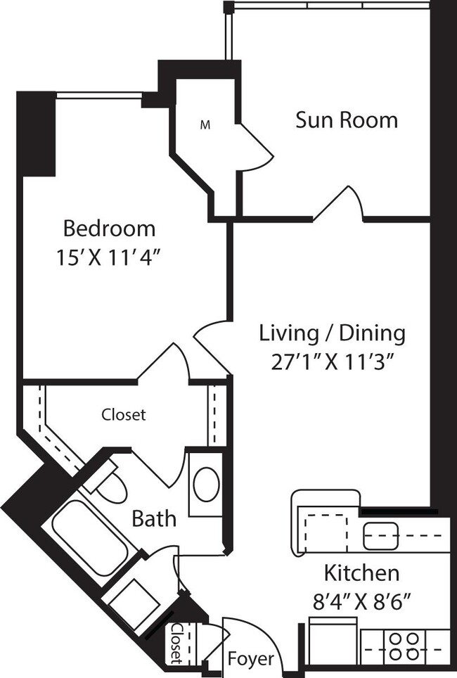 Floorplan - The Prime at Arlington Courthouse