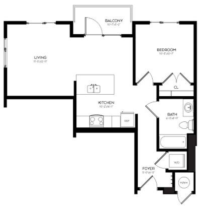 Floorplan - The Franklin at 11th Street Station