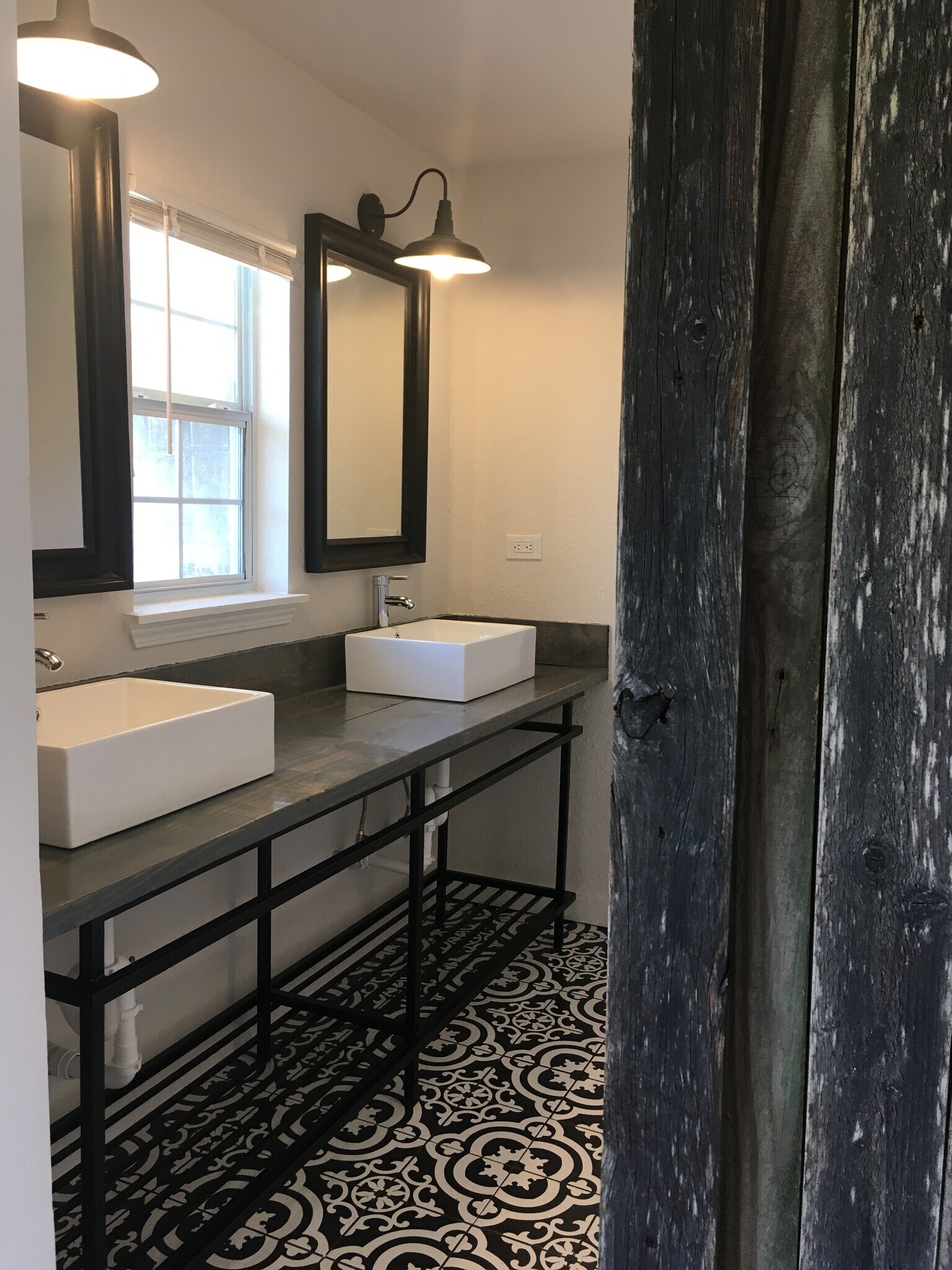 Custom built vanity with vessel sink - 5131 Wildflower Dr